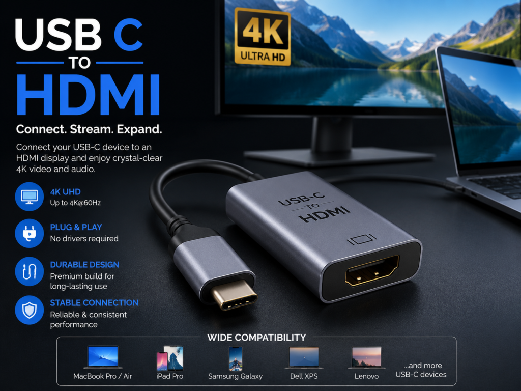 USB C to HDMI