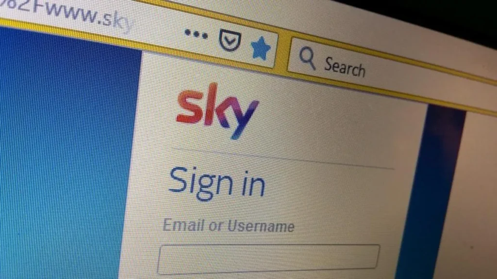 sky email login