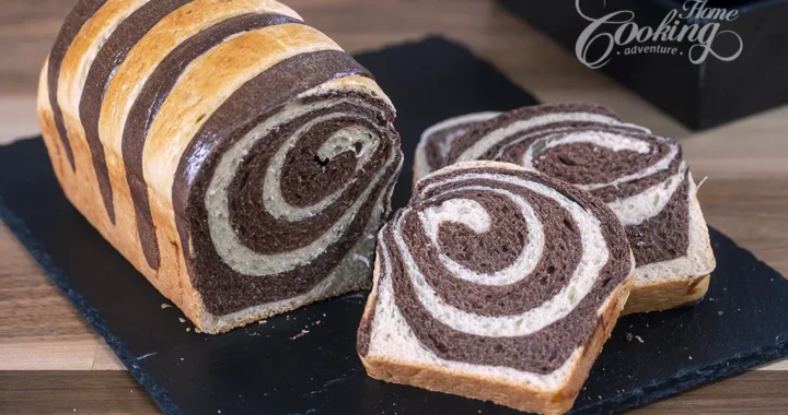 Loaf With a Chocolate Swirl
