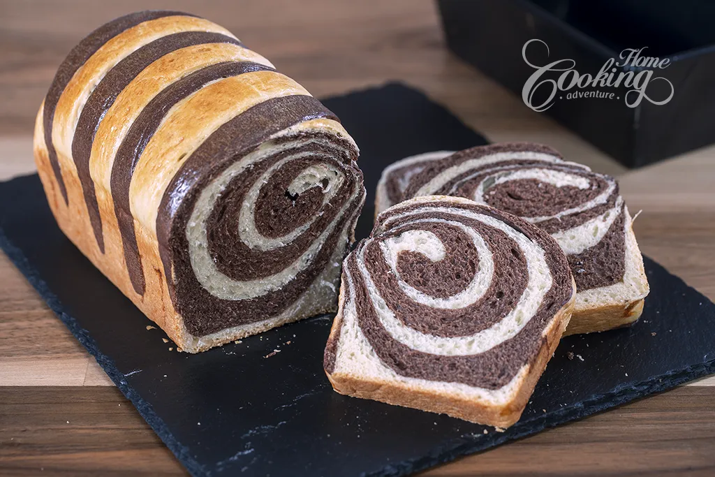 Loaf With a Chocolate Swirl